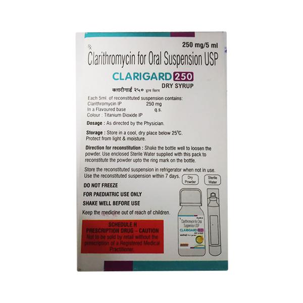 CLARIGARD Banana Flavour 250mg Dry Syrup 30ml