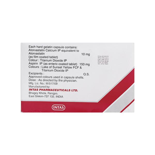 Lipicure AS 150mg Capsule 10'S