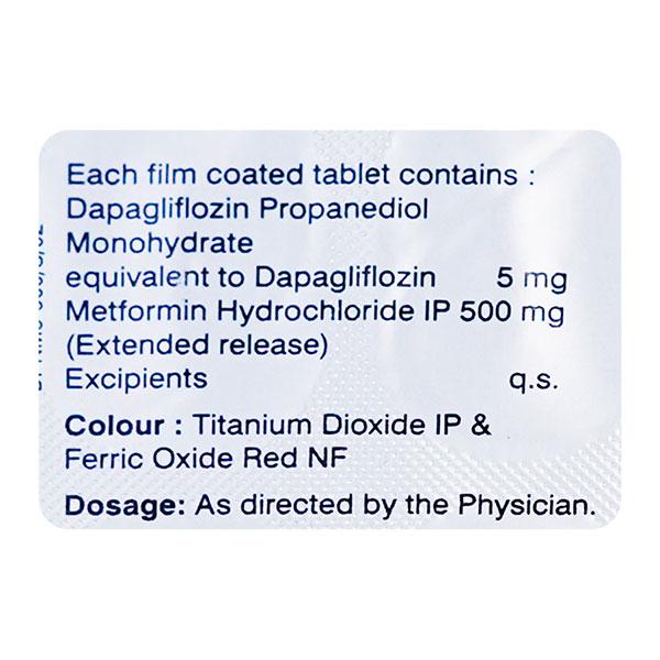 DAPANOVA M 5/500 Tablet 15's
