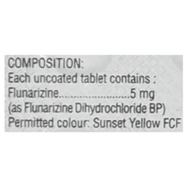 Flunarin 5mg Tablet 10'S