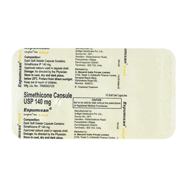 Espumisan Gold Capsule 10'S