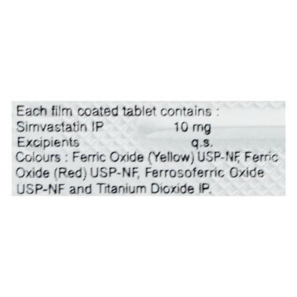 Simvotin 10mg Tablet 10'S