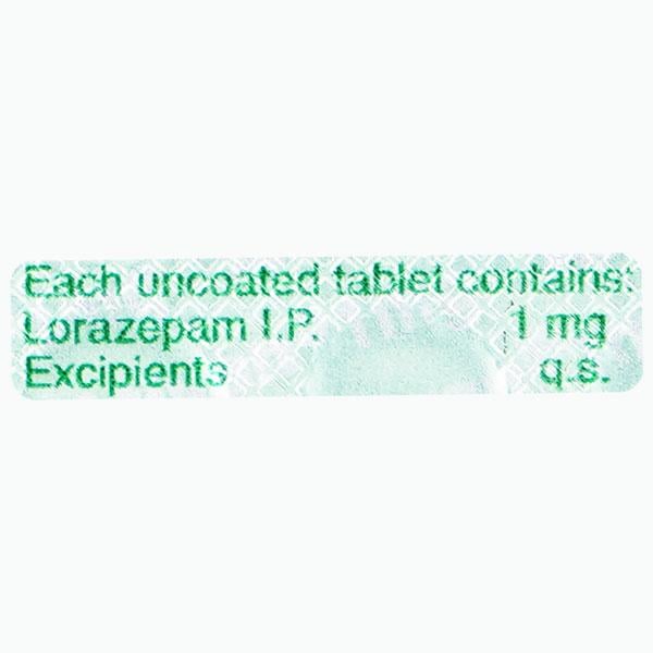 Ativan 1mg Tablet 30'S