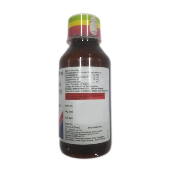 Asthalin Plus Strawberry & Raspberry Flavour Expectorant 100ml