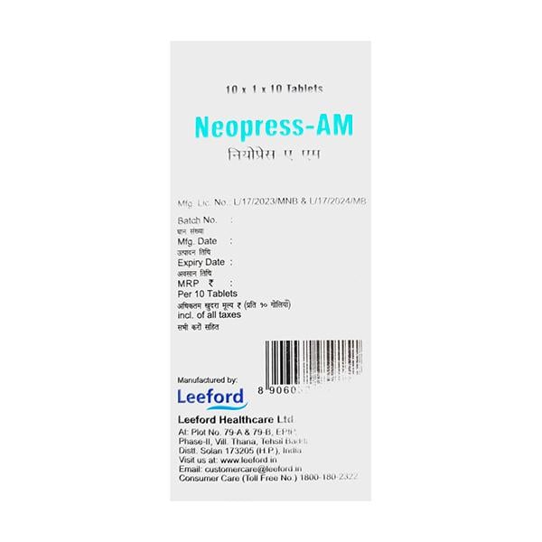 Neopress Am Tablet 10's