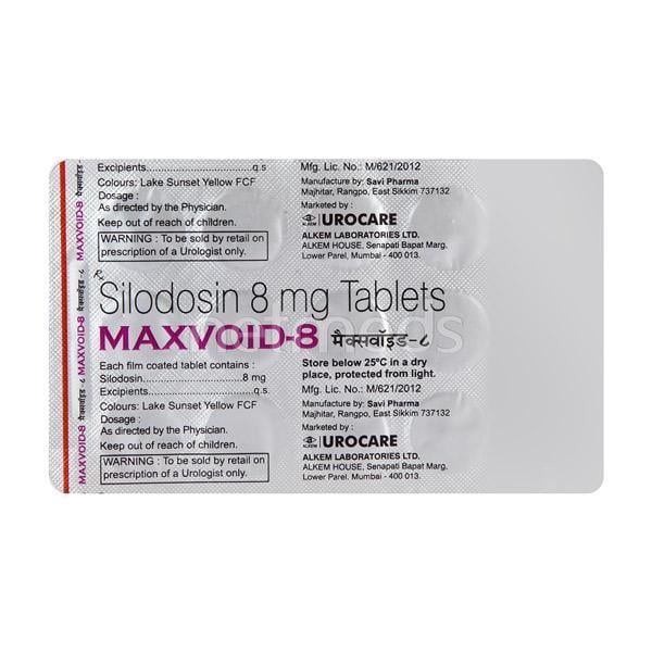 Maxvoid 8mg Tablet 15'S