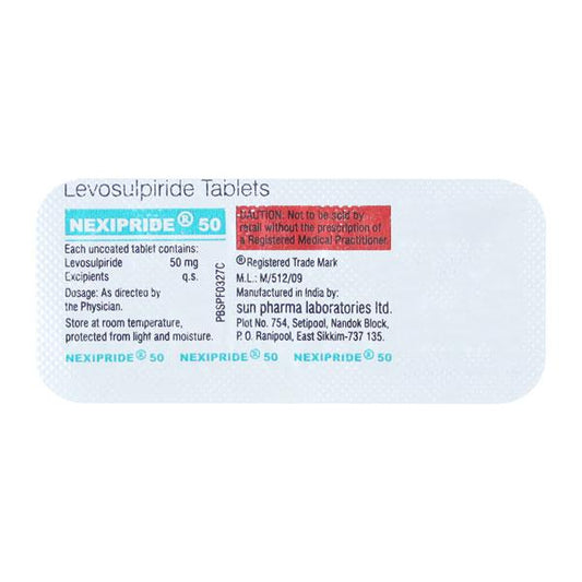 Nexipride 50mg Tablet 10'S