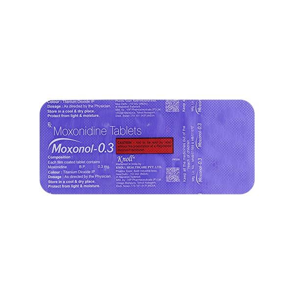 MOXONOL 0.3 Tablet 10's