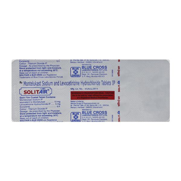 Solitair 10/5mg Tablet 10'S