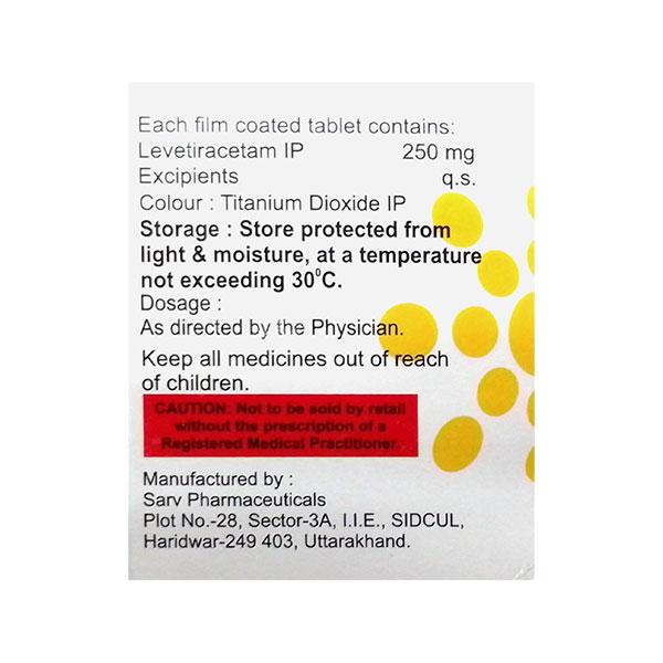 FRITOLEV 250 Tablet 15's