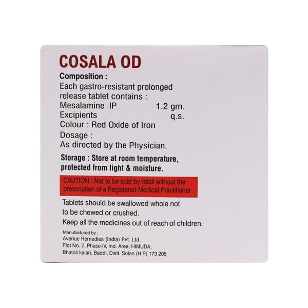 COSALA OD 1.2gm Tablet 10's