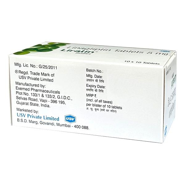 LIRALIN 5mg Tablet 10's