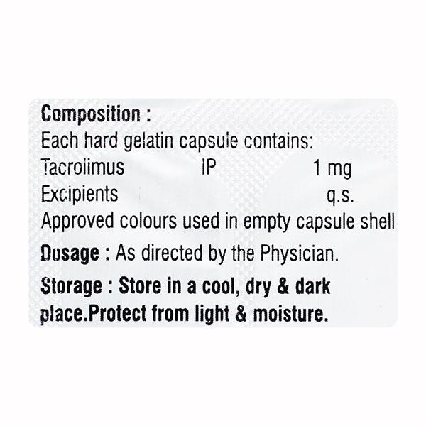 TACROLIUS 1 Capsule 10's