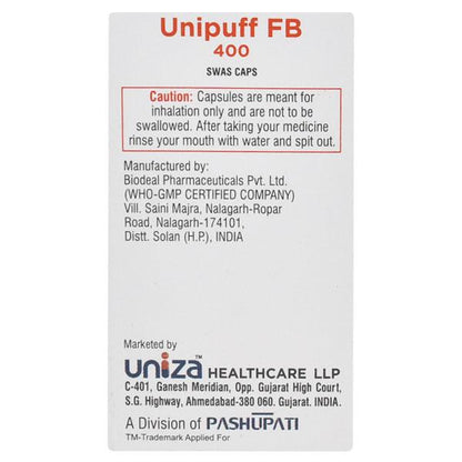UNIPUFF FB 400 Capsule 30's