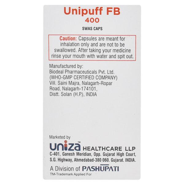 UNIPUFF FB 400 Capsule 30's