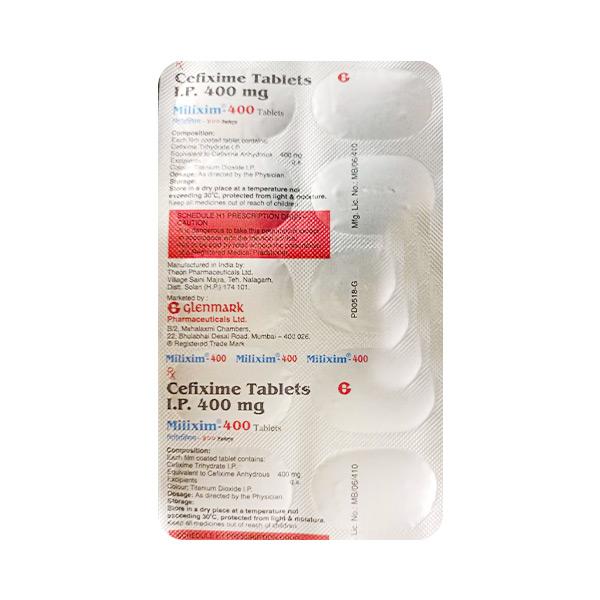 Milixim 400mg Tablet 10'S