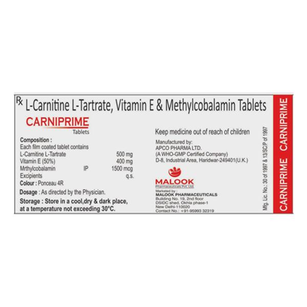 CARNIPRIME Tablet 10's
