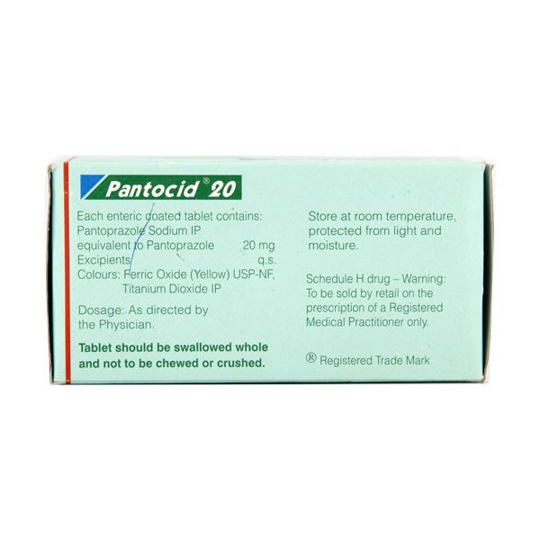 Pantocid 20mg Tablet 15'S