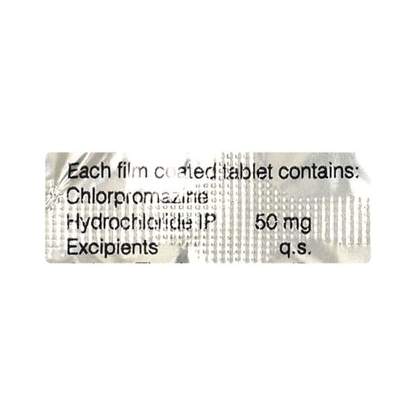 Chlorpromazine 50mg Tablet 10'S