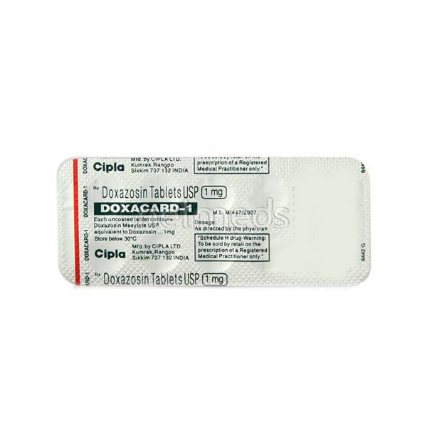 Doxacard 1mg Tablet 10'S