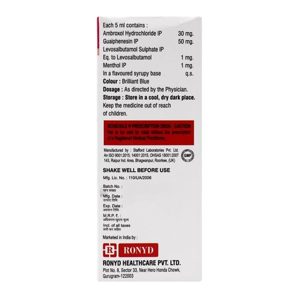 RONYCUF L Syrup 100ml