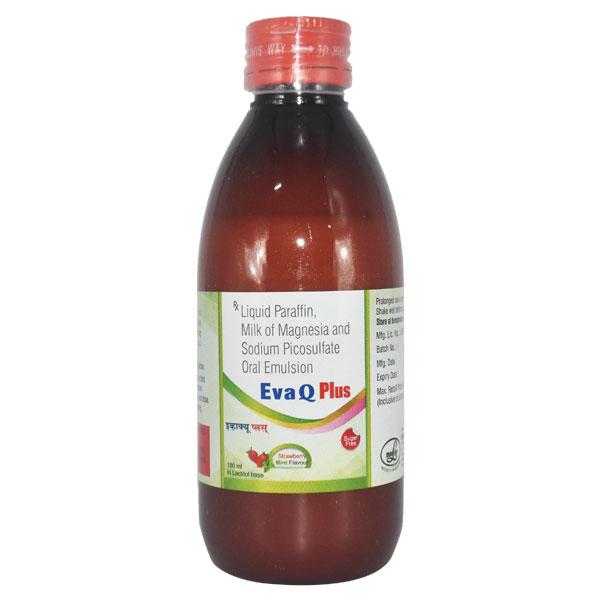 EVA Q PLUS SUGAR FREE STRAWBERRY MINT FLAVOUR ORAL Emulsion 150ml