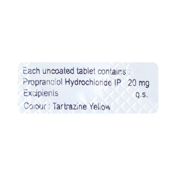 Pronate 20mg Tablet 10'S