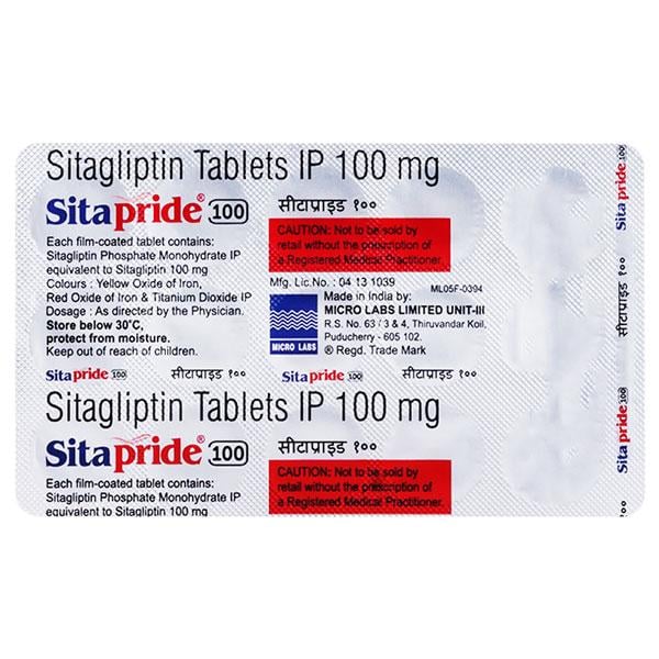 SITAPRIDE 100 Tablet 15's