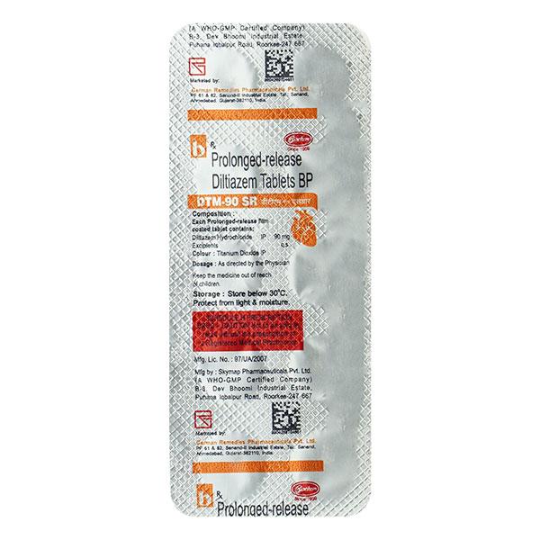 DTM SR 90mg Tablet 10'S