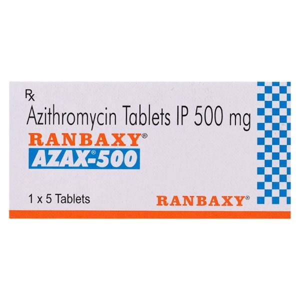 AZAX 500 Tablet 5's