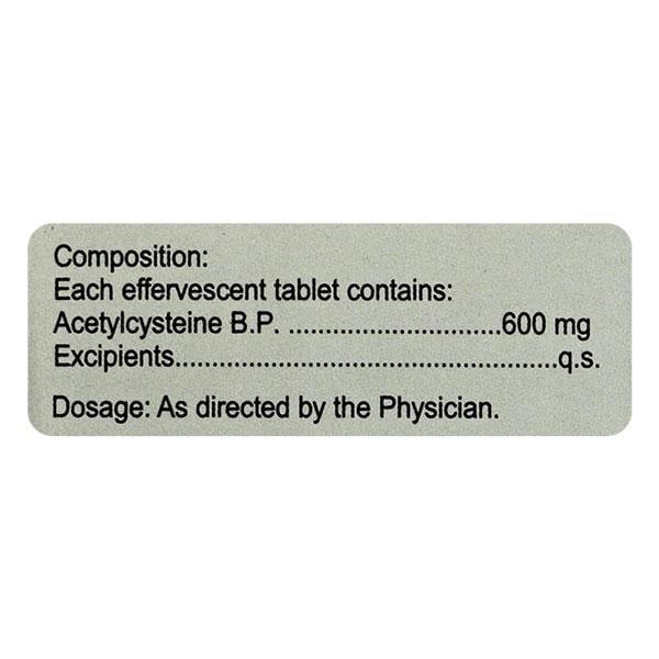 QUICNAC 600 SUGAR FREE ORANGE FLAVOUR Effervescent Tablet 10's