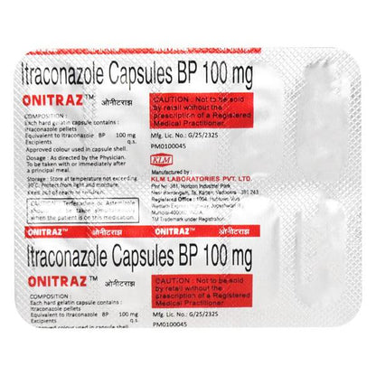 Onitraz 100mg Capsule 10'S