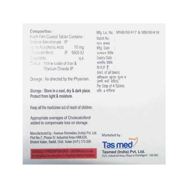 ALDOTAS D Tablet 4's