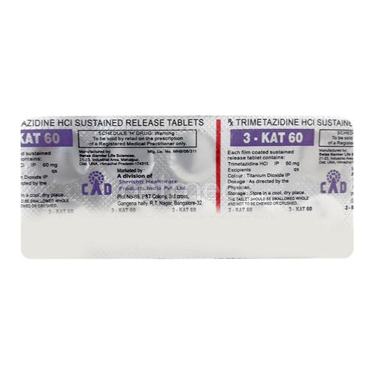 3 Kat 60mg Tablet 10'S - Global Surgicals