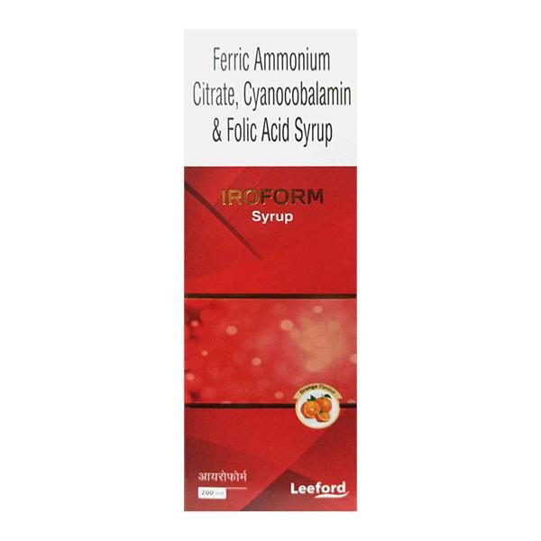 IROFORM ORANGE FLAVOUR Syrup 200ml