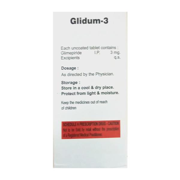 GLIDUM 3 Tablet 10's