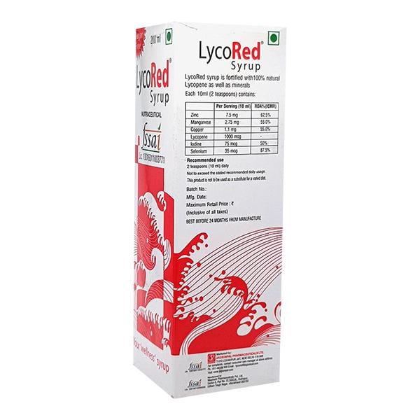 Lycored Sugar Free Syrup 200ml