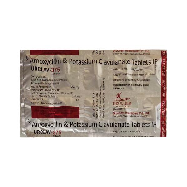 URCLAV 375 Tablet 10's