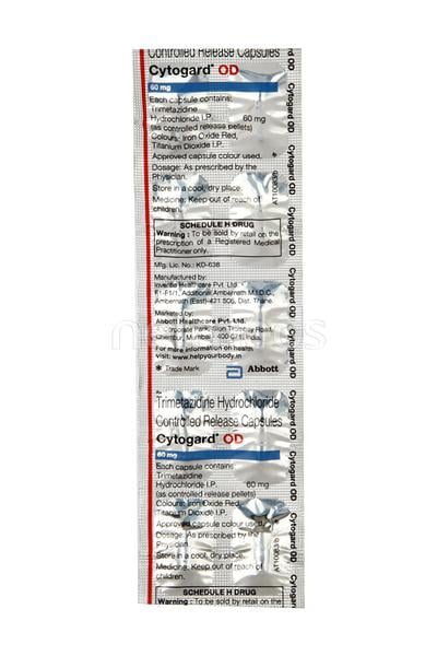 Cytogard OD 60mg Capsule 10'S