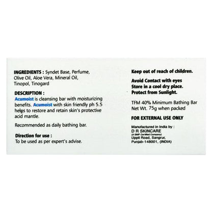 ACUMOIST Syndet Bar 75gm