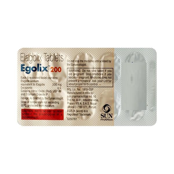 EGOLIX 200 Tablet 10's