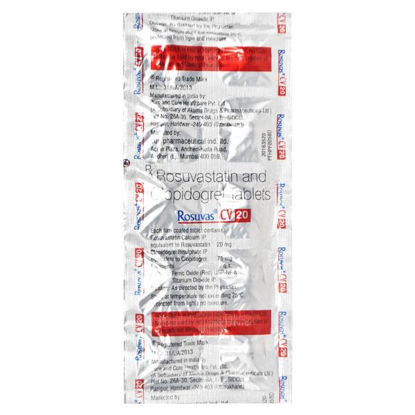 ROSUVAS CV 20 Tablet 10's