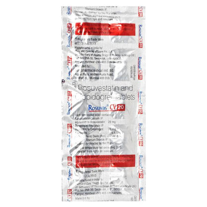 ROSUVAS CV 20 Tablet 10's