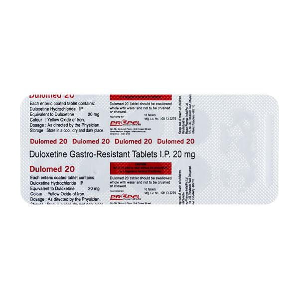 DULOMED 20 Tablet 10's