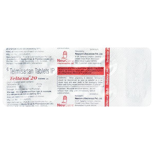 Teltexa 20 Tablet 10's