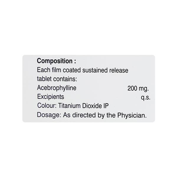 AFASMA SR 200MG TABLET 10'S