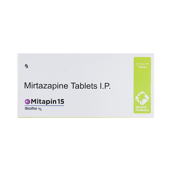 MITAPIN 15mg Tablet 10's