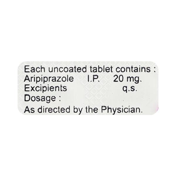 Arize 20mg Tablet 10'S