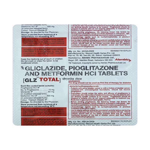 GLZ Total Tablet 10'S