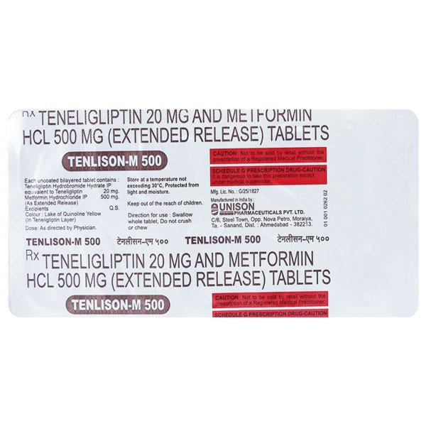 Tenlison M 500mg Tablet 10'S